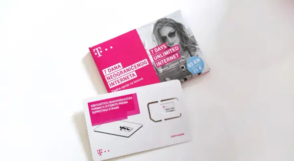 T-Mobile karta za 7 dni neomejenega interneta na Hrvaškem. Odlična ponudba za dopust!