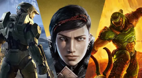 Master Chief, Anya Stroud i Doom Slayer – ikony gier fps.