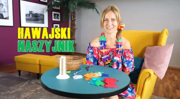 Impreza hawajska? Zrób naszyjnik lei z bibuły krok po kroku!
