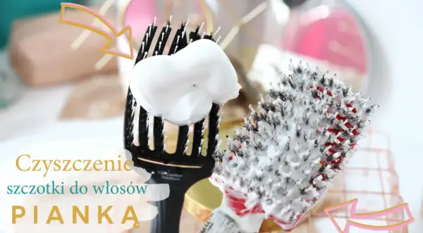 Jak wyczyścić szczotkę do włosów pianką do golenia w prosty sposób
