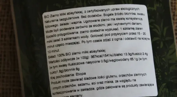 Mąka Teff: Etiopskie Zboże Bez Glutenu Właściwości i Korzyści