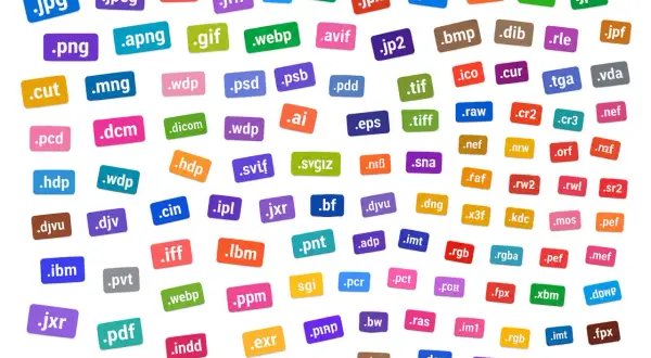 Una carrellata di estensioni di file immagine, da quelle comuni a quelle meno note, alcune delle quali offrono un formato lossless per la massima qualità.