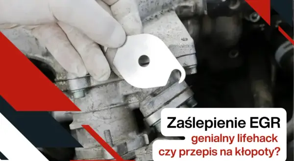 Rękawiczka w białej rękawiczce trzyma metalową zaślepkę EGR. Czy to genialny lifehack, czy przepis na kłopoty?