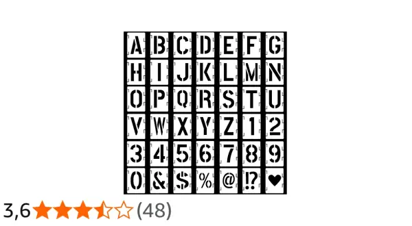 Alphabet et chiffres noirs sur fond blanc, avec la couleur des lettres bien visible. Parfait pour créer des messages personnalisés.