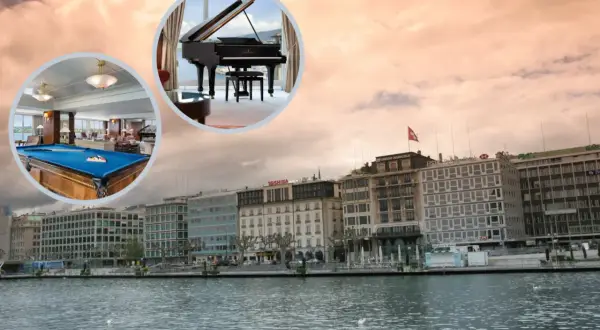 Luksusowy hotel nad jeziorem, z bilardem i fortepianem, to najdroższy hotel na świecie.