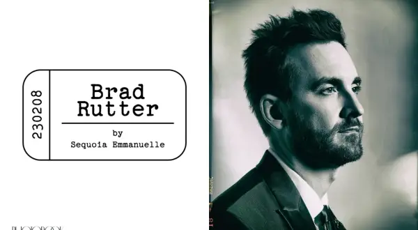 Brad Rutter, rekordzista, który wygrał najwięcej pieniędzy w historii show, w stylizowanej sesji zdjęciowej.