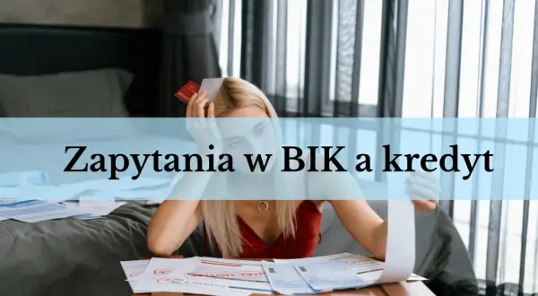 Zmartwiona kobieta z kartami kredytowymi i rachunkami. Czy uczestnictwo w wielu loteriach pożyczkowych naraz jest widoczne w BIK?