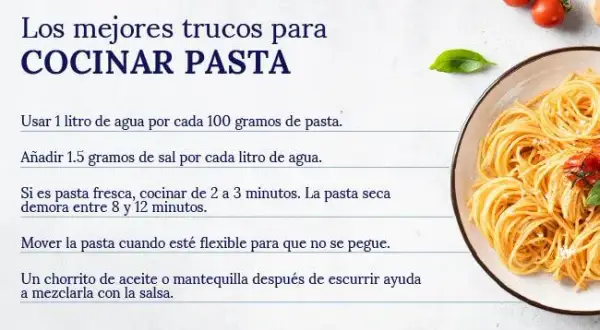 ¿Pasta perfecta en minutos? Recetas fáciles y trucos de chef