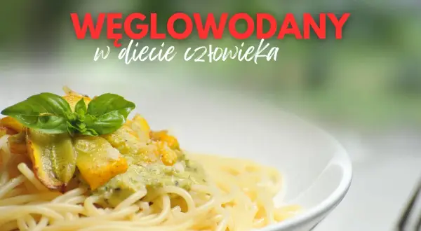 Pyszne spaghetti z sosem pesto i warzywami. Węglowodany to podstawa zdrowej diety, dostarczają energii na cały dzień.