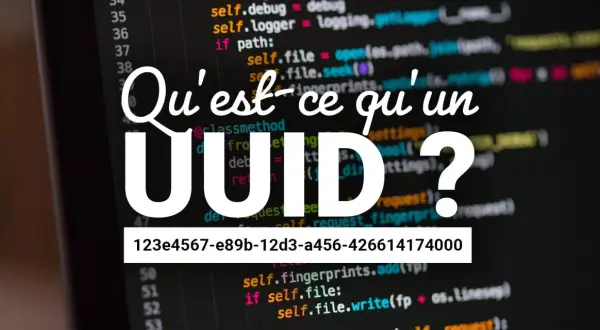 Qu'est-ce qu'un UUID ? Un identifiant unique universel, comme 123e4567-e89b-12d3-a456-426614174000, utilisé en programmation.