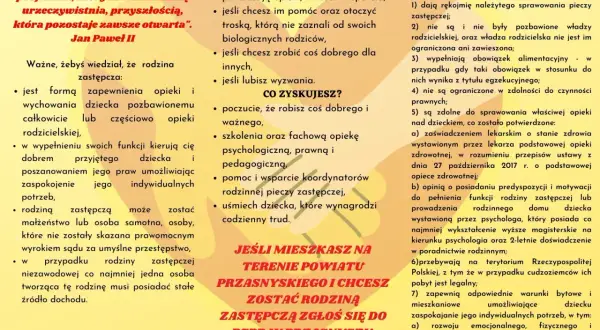 Chcesz zostać rodziną zastępczą? Dowiedz się, kto może nią zostać i jakie warunki trzeba spełnić. Zapewnij dzieciom opiekę i wsparcie.