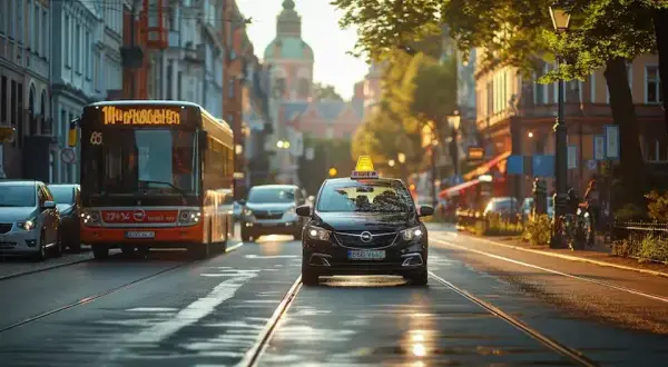 Czy taxi może jechać buspasem? Poznaj ważne przepisy i zasady