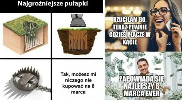 Śmieszne memy i życzenia na 8 marca, które rozbawią każdą kobietę