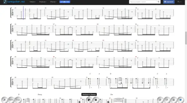 Metallica gitara klasyczna chwyty - łatwe akordy dla początkujących