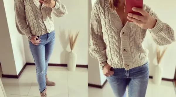 Jak zapiąć sweter na guziki, aby wyglądać stylowo i modnie