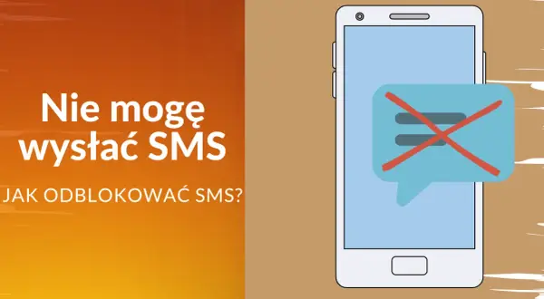 Nie mogę wysłać SMS. Czy dochodzą SMSy? Na ekranie telefonu widnieje ikona z przekreśloną wiadomością.