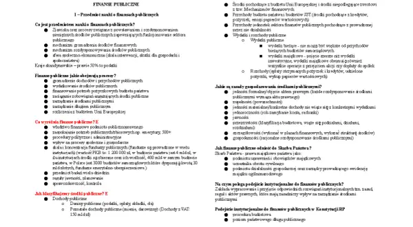 Daniny publiczne to podatki, opłaty i składki. Finanse publiczne obejmują gromadzenie dochodów i wydatkowanie środków.
