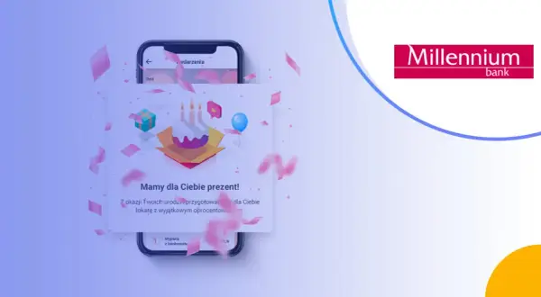 Urodzinowa lokata z wyjątkowym oprocentowaniem od Millennium bank. Otwórz prezent i sprawdź szczegóły!