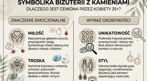 Biżuteria z kamieniami szlachetnymi: znaczenie miłości, troski, unikatowości i stylu. Wyraź siebie!