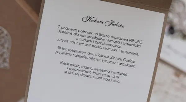 Złote Gody rodziców! Wzruszające życzenia na 45 rocznicę ślubu, pełne miłości, radości i wzajemnej życzliwości.