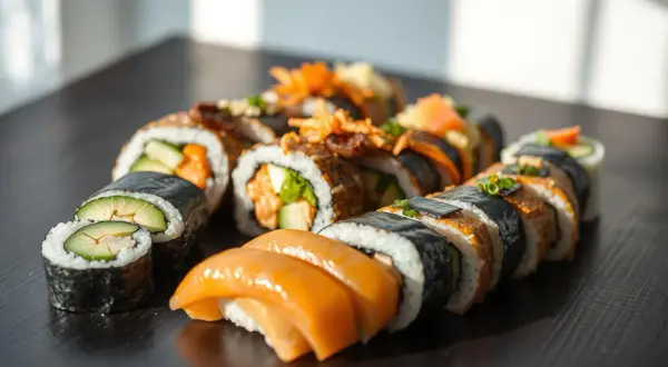 Z czym zrobić sushi wegetariańskie? Odkryj najlepsze składniki!