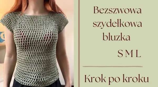 Szydełkowa bluzka dla początkujących: stwórz ją krok po kroku!