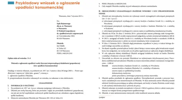 Kiedy postanowienie o ogłoszeniu upadłości staje się prawomocne?