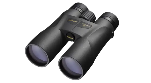 Binocolo Nikon PROSTAFF 10x50: ingrandimento 10x, diametro obiettivo 50mm. Ideale per osservazioni dettagliate.