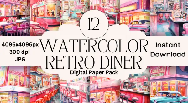 Najlepsze szablony menu retro diner do łatwej personalizacji