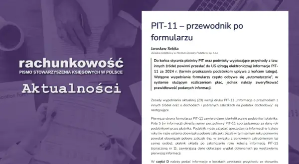 Przewodnik po PIT-11 wyjaśnia, co to jest zaliczka pobrana przez płatnika. Artykuł omawia zasady wypełniania formularza i dane podatnika.