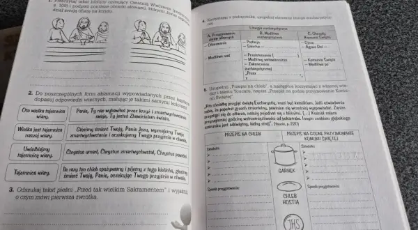 Odpowiedzi do ćwiczeń z religii klasa 5: szczęśliwi którzy szukają prawdy