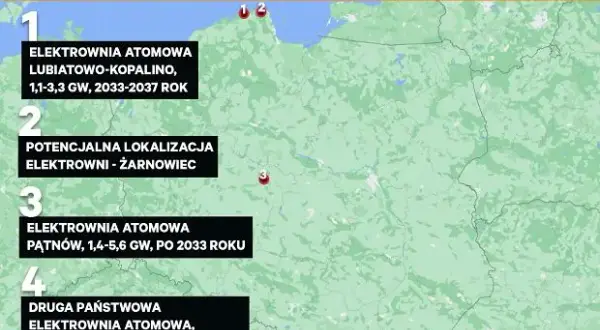 Ile reaktorów atomowych w Europie? Pełna mapa i plany Polski