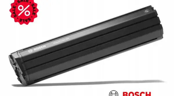 Czarny akumulator Bosch PowerTube 400, idealny do e-bike'ów, teraz w mega promocji! Mah!