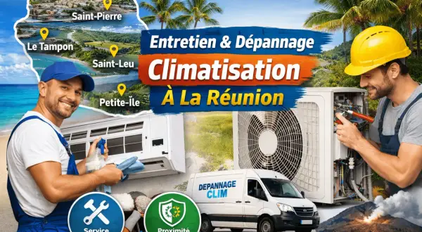 Techniciens experts en entretien climatisation gainable à La Réunion. Service rapide et fiable.