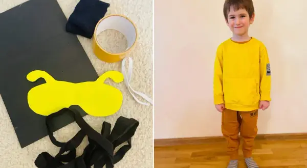 Strój pszczółki dla chłopca DIY: Stwórz go prosto i tanio w domu