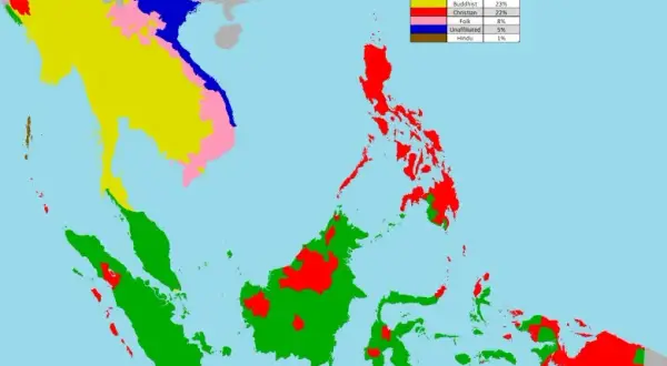 Mapa buddyzmu: odkryj, gdzie znajdziesz grupy religijne w Azji