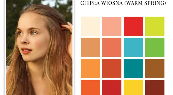 Typ urody wiosna jakie kolory wybrać, aby wyglądać pięknie?