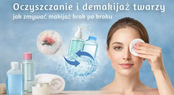 Krok po kroku do czystej cery: płatki kosmetyczne i płyny do demakijażu pomogą Ci w codziennej pielęgnacji.