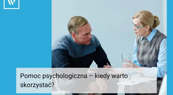 Mężczyzna i kobieta rozmawiają. Czy psycholog pomaga? Kiedy warto skorzystać z pomocy psychologicznej?