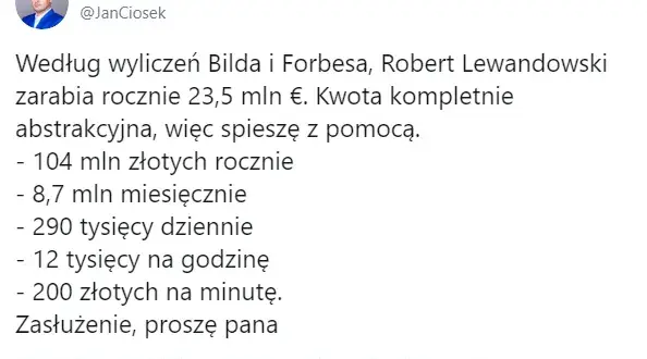 Zarobki Lewandowskiego dziennie: Ile naprawdę zarabia?