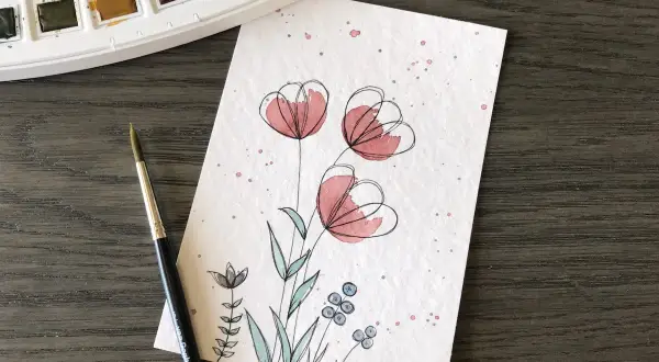 Kleine Blumen zeichnen: Einfache Anleitung für Anfänger