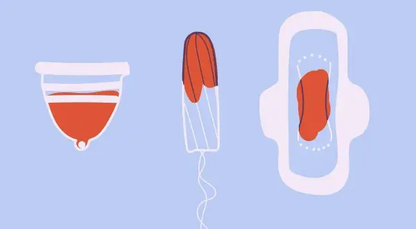 Aplikacja Flo pomaga wybrać najlepszy produkt menstruacyjny: kubeczek, tampon lub podpaskę.