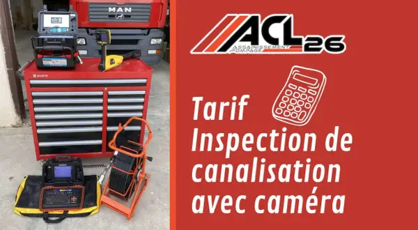 Tarif inspection de canalisation avec caméra. Équipement professionnel pour un diagnostic précis.