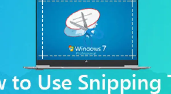 Dowiedz się, jak wyciąć kawałek ekranu z systemem Windows 7. Ramka zaznacza obszar do zrzutu.