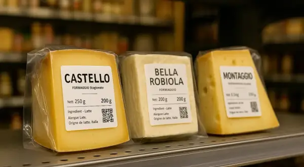 Formaggi in confezione: Castello, Bella Robiola, Montaggio. Ingredienti: latte. Scopri come fare il latte senza lattosio.
