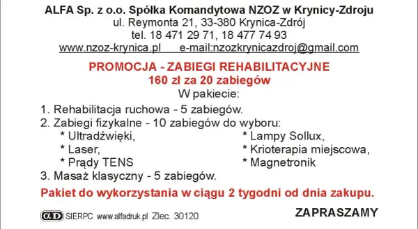 Rehabilitacja kręgosłupa: Cennik, NFZ, jak uniknąć ukrytych kosztów?