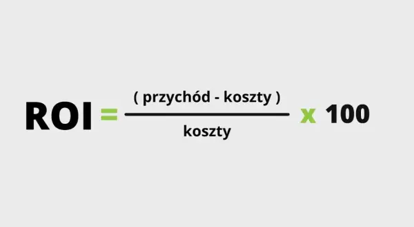 Wzór na ROI: (przychód - koszty) / koszty x 100. Dowiedz się, jak obliczyć rentowność inwestycji.