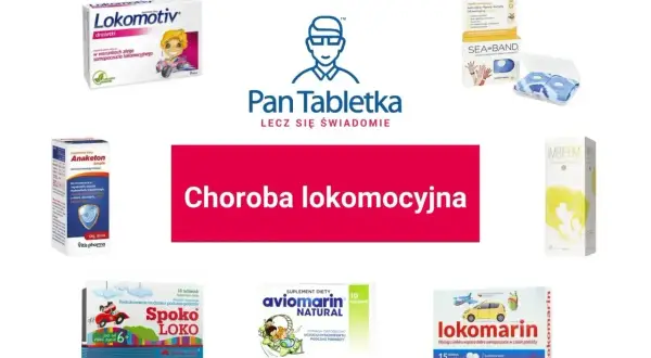 Produkty na chorobę lokomocyjną: Lokomotiv, Anaketon, Spoko LOKO, Aviomarin, Lokomarin, Sea-Band. Co na jelitówkę? Te preparaty pomogą w podróży.