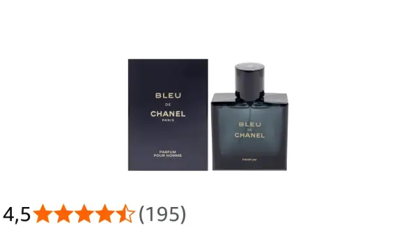 Elegancki flakon i pudełko Bleu de Chanel Parfum, symbol męskiej elegancji i pewności siebie.