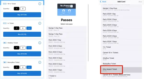 Achetez votre billet OrlyBus pour votre trajet Orly Paris. Le prix est de 10,30 €.